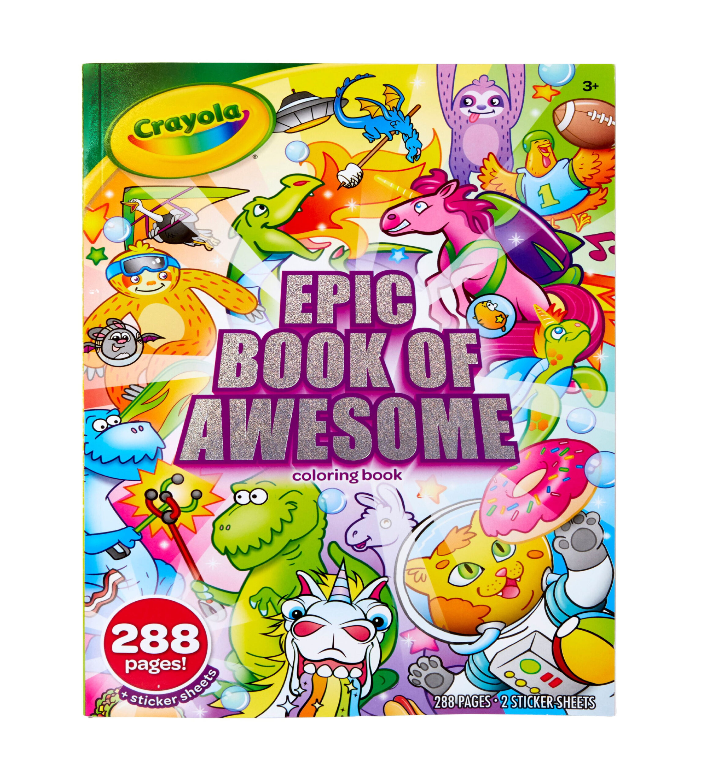 Crayola Epic Book of Awesome Coloring Book, Coloring Pages, Gift for Kids Crayola Epic Book of Awesome Coloring Book, Coloring Pages, Gift for Kids