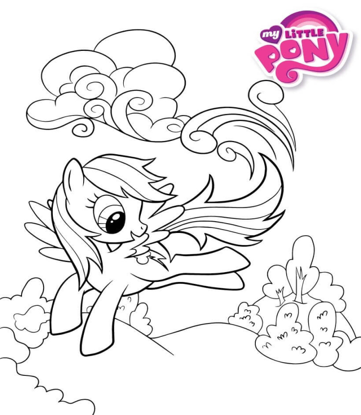Rainbow Dash Coloring Pages – Printable Coloring Pages Rainbow Dash Coloring Pages – Printable Coloring Pages
